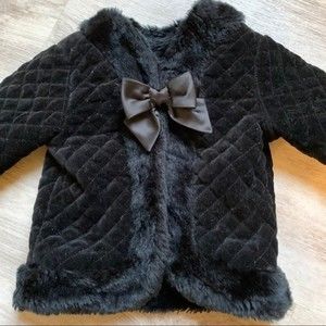 Wendy Bellissimo Baby Faux Fur Quilted Jacket